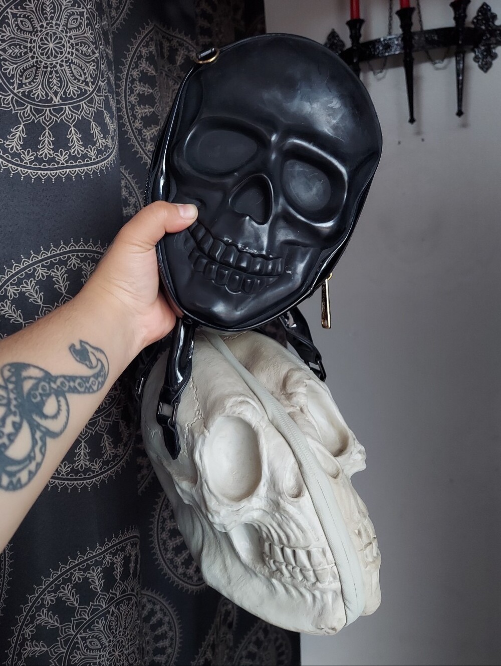 Loungefly & Kreepsville Skull Bag Bundle *PROJECT* 🖤💀